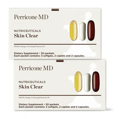 Perricone Md Skin Clear Supplements Duo In White