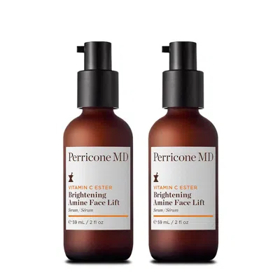 Perricone Md Vitamin C Ester Brightening Amine Face Lift Duo In Brown