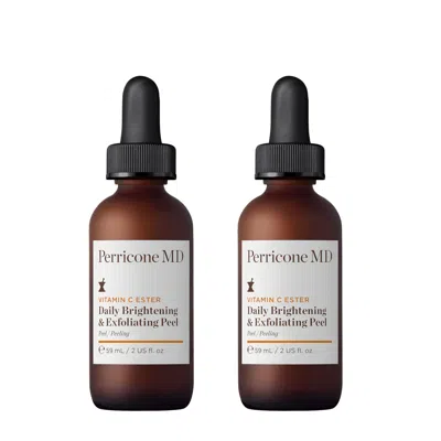 Perricone Md Vitamin C Ester Daily Brightening & Exfoliating Peel Duo In White