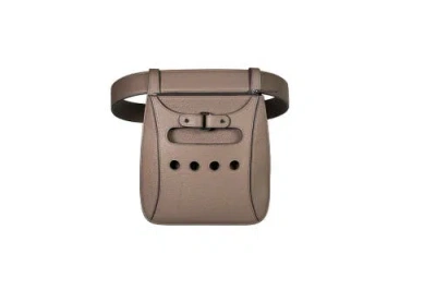 Perrin Paris Cabbie Belt Bag In Chestnut