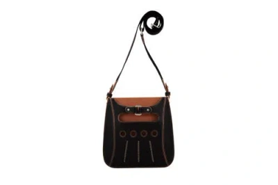 Perrin Paris Cabbie Xbody In Black/caramel