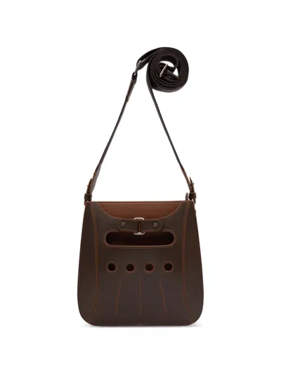 Perrin Paris Cabbie Xbody Leather Crossbody Bag In Blue