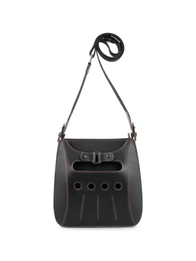 Perrin Paris Cabbie Xbody Leather Crossbody Bag In Yellow