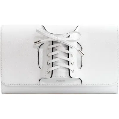 Perrin Paris La Corsette Clutch Classic In White