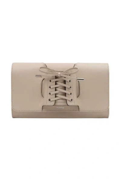 Perrin Paris La Corsette Clutch In Red