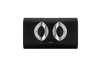 Perrin Paris La Croisette Strass Clutch In Black