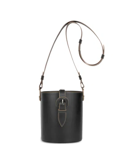 Perrin Paris La Parisienne Bucket Bag In White