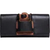 Perrin Paris La Parisienne Clutch In Black | Caramel
