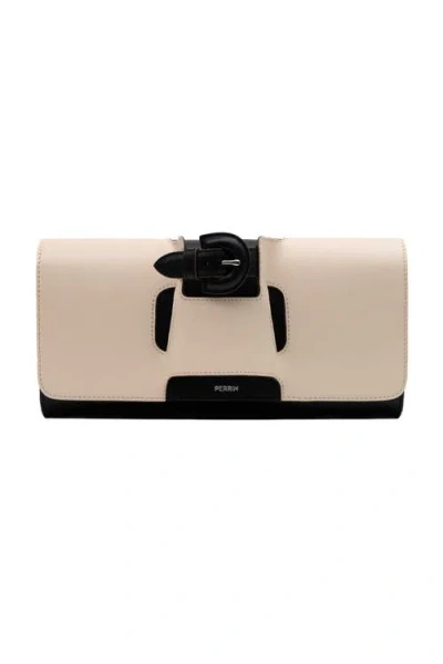 Perrin Paris La Parisienne Clutch Classic In Neutral