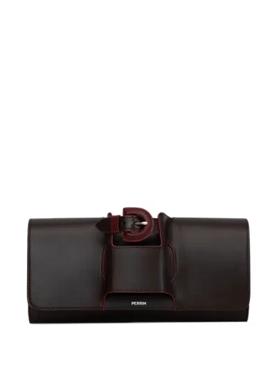 Perrin Paris La Parisienne Glove Clutch Bag In Brown