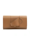 Perrin Paris L'asymetrique Clutch In Brown