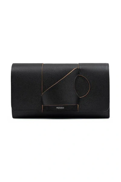 Perrin Paris L'asymetrique Clutch In Purple