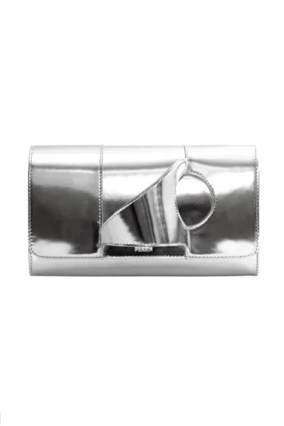Perrin Paris L'asymetrique Clutch Patent In Silver