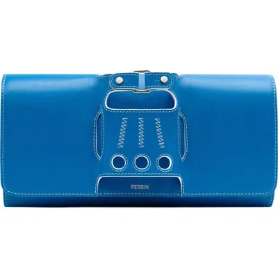 Perrin Paris Le Cabriolet Clutch Azur In Blue