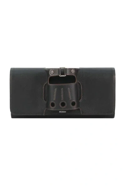 Perrin Paris Le Cabriolet Homme Clutch In Black