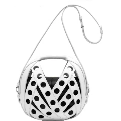 Perrin Paris Le Petit Panier Perforé Xbody In White