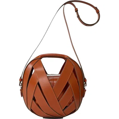 Perrin Paris Le Petit Panier Shoulder Bag In Brown