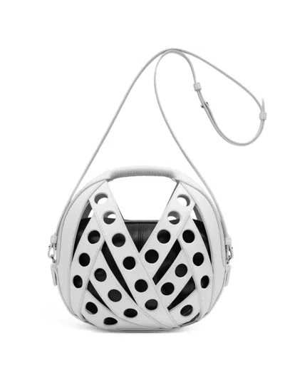 Perrin Paris Le Petit Panier Tote Bag In White