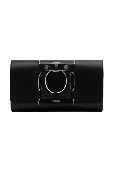 Perrin Paris Le Rond Clutch In Black