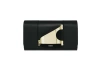 Perrin Paris L'eiffel Classic Clutch In Black Gold