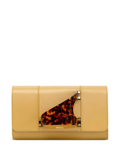 Perrin Paris L'eiffel Classic Glove Clutch Bag In Red
