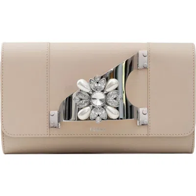 Perrin Paris L'eiffel Clutch Bijoux In Brown