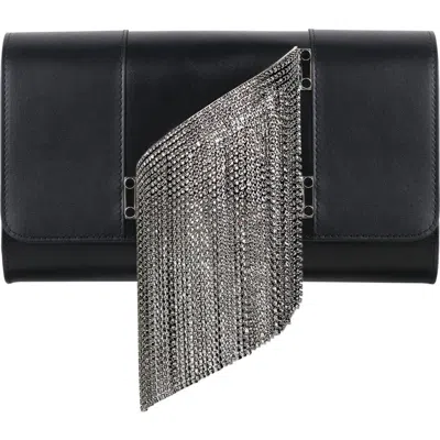 Perrin Paris L'eiffel Clutch Cascade In Black