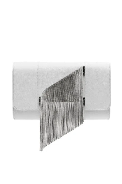 Perrin Paris L'eiffel Clutch Cascade In White