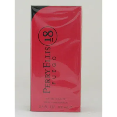 Perry Ellis 18 Fuego Eau De Toilette Spary For Men In White