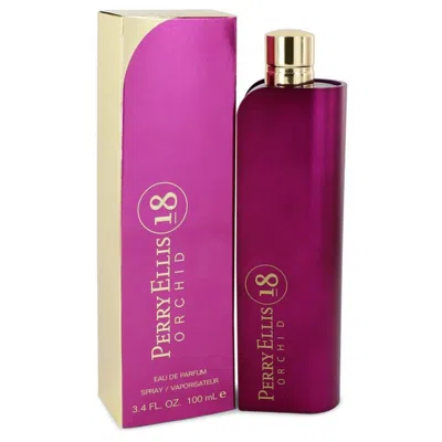 Perry Ellis 18 Orchid Eau De Parfum Spray For Women - 3.4 oz In White