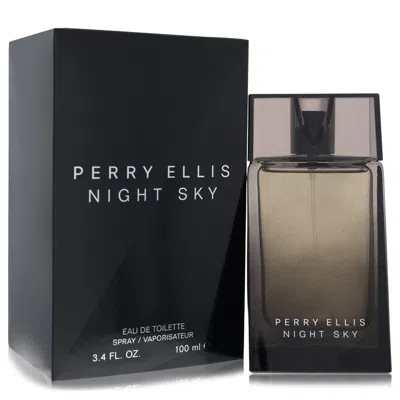 Perry Ellis 2pcs Combo Gift Set  Night Sky By  Eau De Toilette Spray 3.4 oz For Men In Black