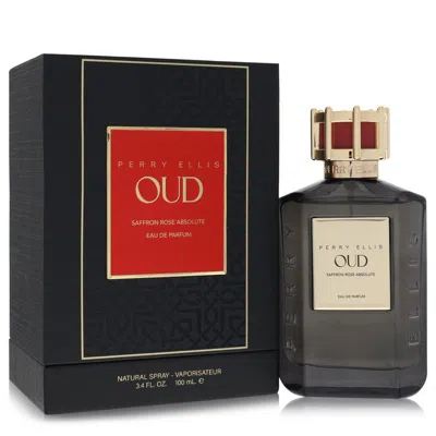 Perry Ellis 2pcs Combo Gift Set  Oud Saffron Rose Absolute By  Eau De Parfum Spray 3.4 oz  In Multi