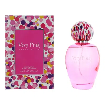 Perry Ellis 3.4 oz Very Pink Eau De Parfum Spray For Women In White
