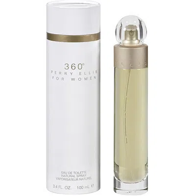 Perry Ellis 3.4 oz Womens 360 Eau De Toilette Spray In White