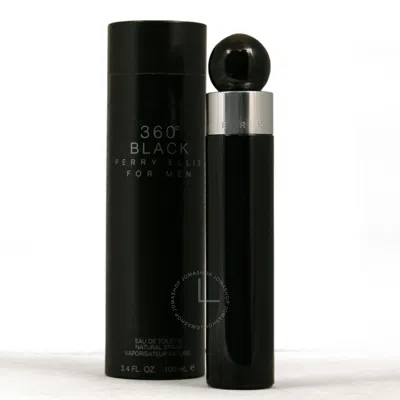 Perry Ellis 360 Black For Men  Eau De Toilette Spray 3.4 oz (m) In Orange/black