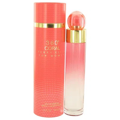 Perry Ellis 360 Coral Eau De Parfum Spray For Women - 3.4 oz In White
