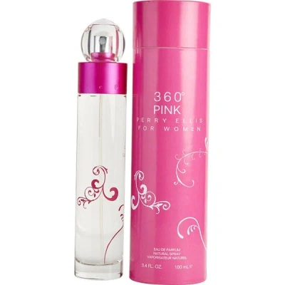 Perry Ellis 360 Pink For Women Eau De Parfum Spray 3.4 oz