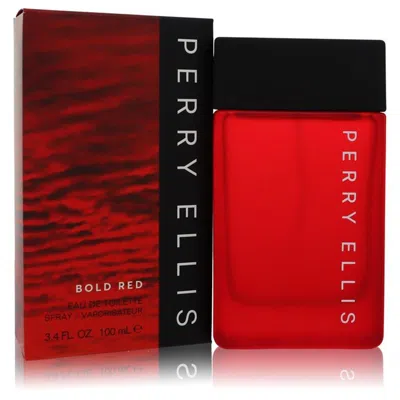 Perry Ellis 555392 3.4 oz Bold Red Cologne Eau De Toilette Spray For Men In White
