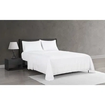 Perry Ellis Anna Neutral 3pc Sheet Set In White