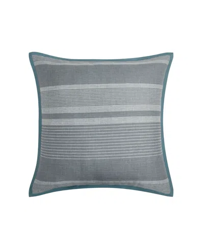 Perry Ellis Aurora Textured Sham Shell, European In Blue