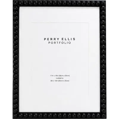 Perry Ellis Bead Trim Photo Frame In Black