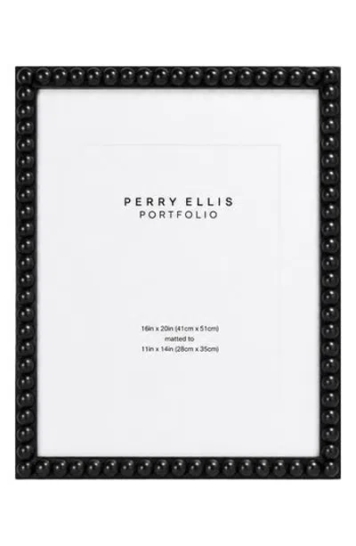 Perry Ellis Beaded Picture Frame In Black