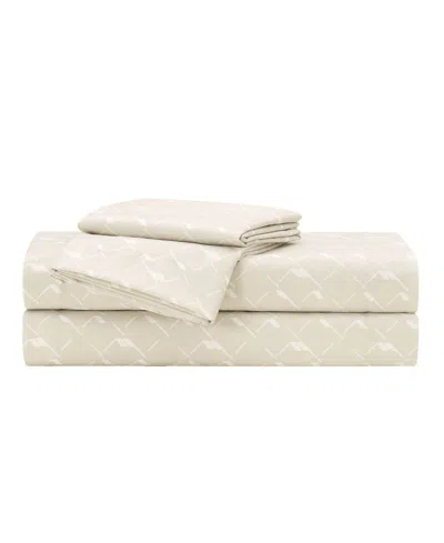 Perry Ellis Benoite 4-pc. Sheet Set, King In Neutral