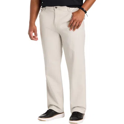 Perry Ellis Big & Tall 5-pocket Stretch Chino Pants In Neutral