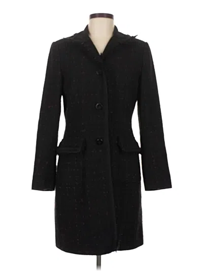 Pre-owned Perry Ellis Coat In Black