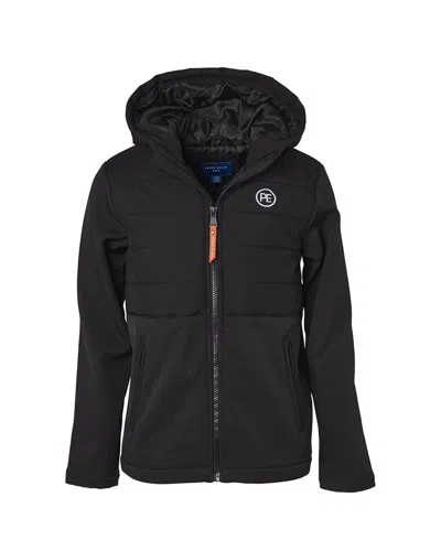 Perry Ellis Kids' Colorblocked Jacket In Black