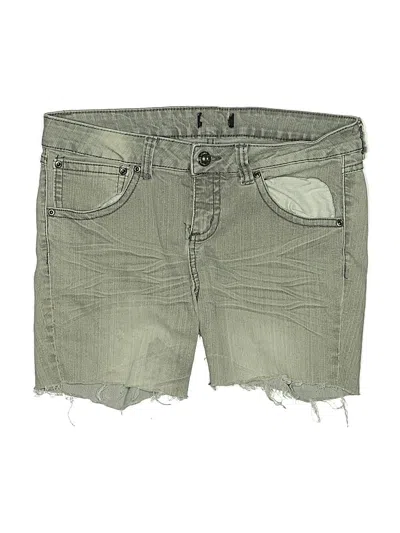 Pre-owned Perry Ellis Denim Shorts In Green
