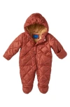 Perry Ellis Babies'  Diamond Quilted Pram In Auburn