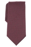 Perry Ellis Eldin Mini Dot Tie In Red