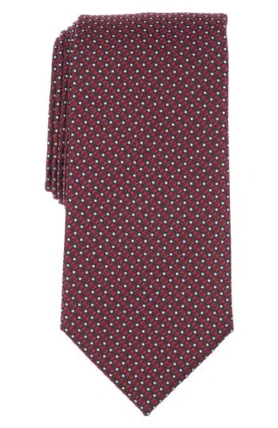 Perry Ellis Eldin Mini Dot Tie In Red